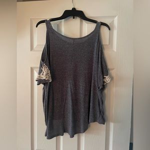 American Eagle Shoulder Cut-Out Top